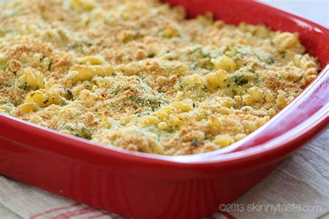 Skinny Baked Broccoli Macaroni and Cheese | Skinnytaste | Bloglovin’