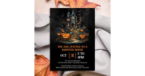 Haunted House Party Invitation | Zazzle