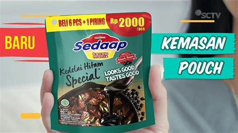 Kecap Sedaap Kedelai Hitam Special Pouch Hadiah Piring TVC Edisi