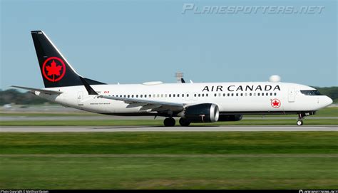 C Fsnu Air Canada Boeing 737 8 Max Photo By Matthias Klassen Id