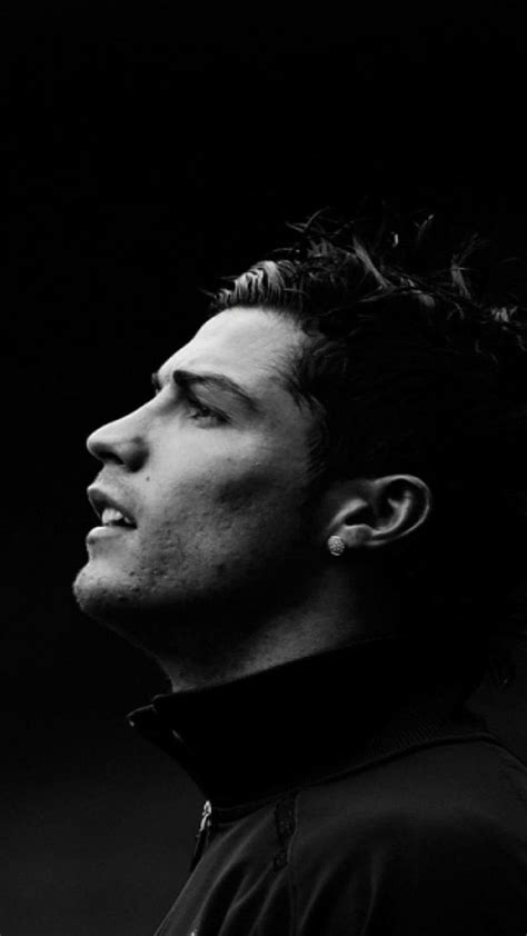 Cristiano Ronaldo Black And White Photo