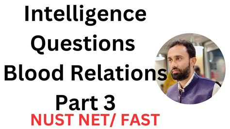 NUST NET And FAST Past Paper MCQs Of Intelligence Questions With