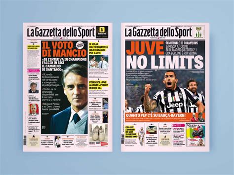 La Gazzetta Dello Sport Wenceslau News Design