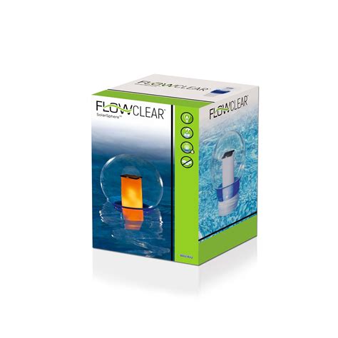 Flotteur pour produits chimiques Flowclear sphère LED solaire | Gonser