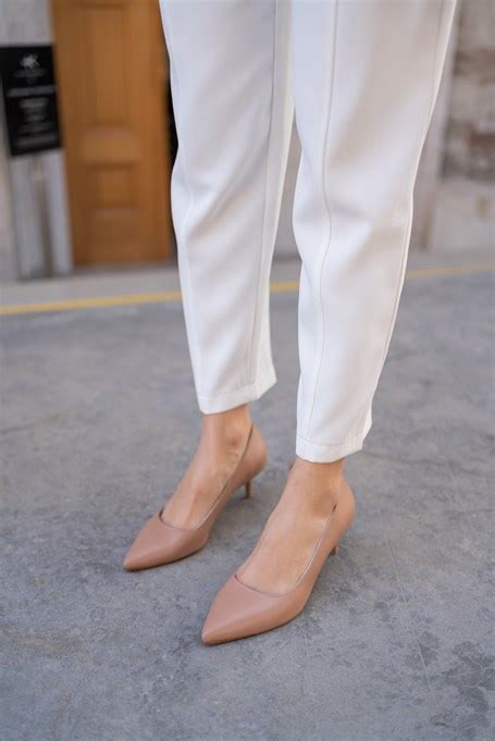Nell Nude Deri Stiletto Satın Al Ece nin Butiği