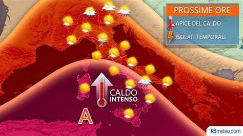 Cronaca Meteo Anticiclone E Caldo Intenso Ma Temporali Anche Forti Su