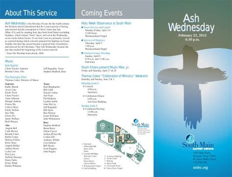 Wednesday Ash Wednesday Ash South Main Baptist Church