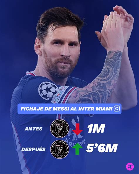 Relevo On Twitter 🤯 El Efecto Messi En Instagram ↘️ Psg El Día