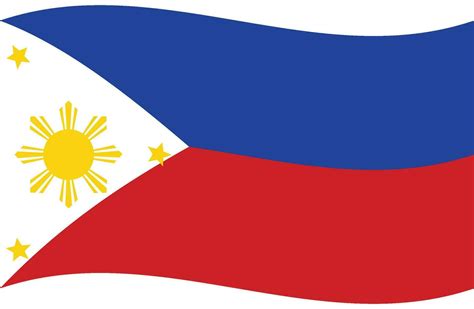 Philippines flag wave. Pilipino flag. Flag of Philippines 27002954 Vector Art at Vecteezy