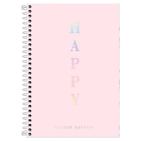 Caderno X Capa Dura Fls Tilibra Happy Rosa C Colegial