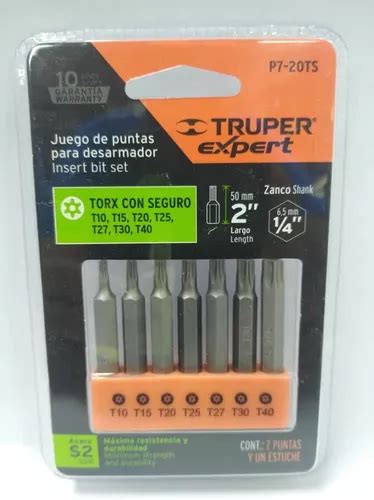 Juego De Puntas Para Desarmador Truper MercadoLibre