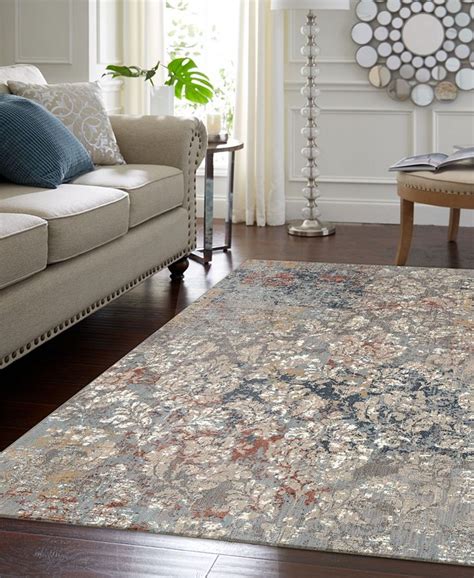 Karastan Soiree La Brea Grey 24 X 710 Runner Rug Macys