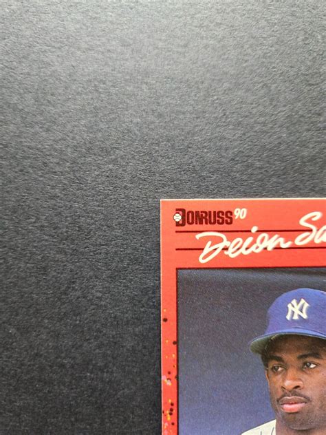 1990 Donruss DEION SANDERS RC ROOKIE 427 Multiple ERROR Baseball Card