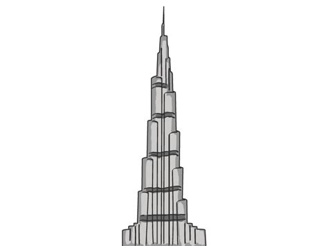 Burj Khalifa by Nijil David on Dribbble