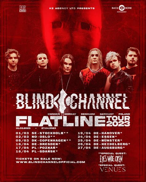 Blind Channel Flatline Tour 2023 Tickets Jetzt Auf MoreCore De