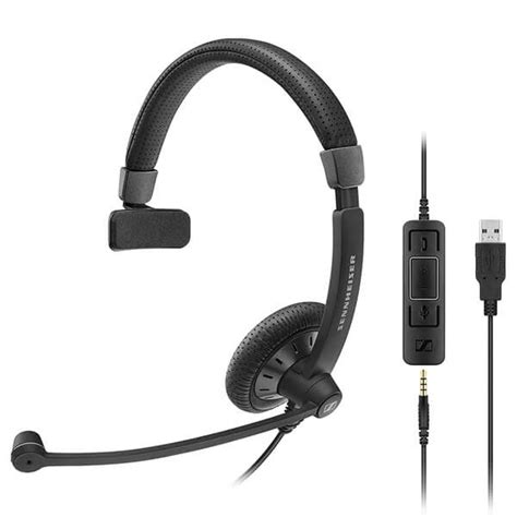 Sennheiser Sc45 Usb Ctrl Monaural Headset Pn 507084 Headset Store