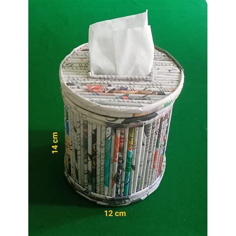 Jual DIY Tempat Tissue Bulat Dari Koran Bekas Shopee Indonesia