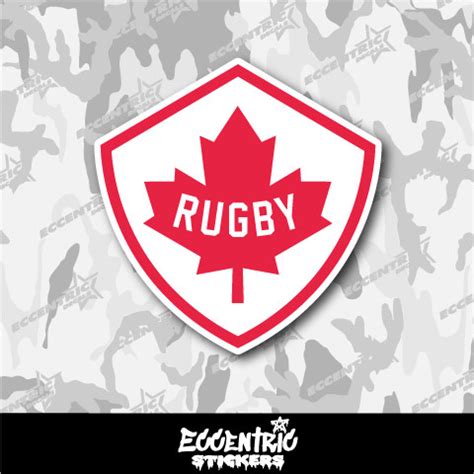 Canada National Rugby Team Vinyl Sticker - Eccentric Stickers