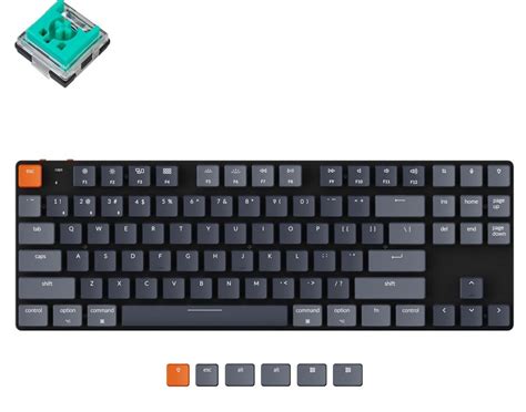 Клавіатура Keychron K1SE 87 Key RGB Optical Mint Hot Swap WL K1SEE5 Black купити в Україні