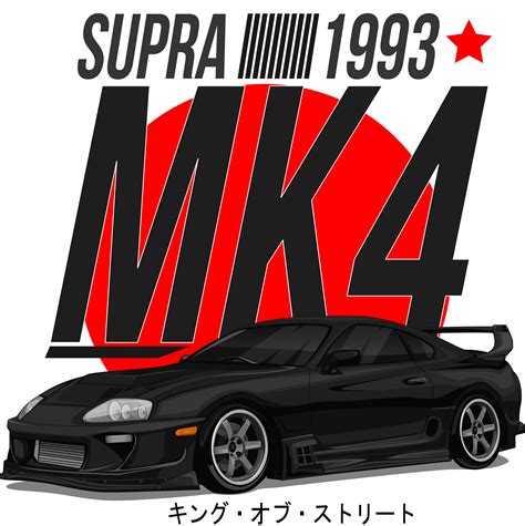 Jdm Legend Toyota Supra Mk By Crimsonking Art In Toyota Supra