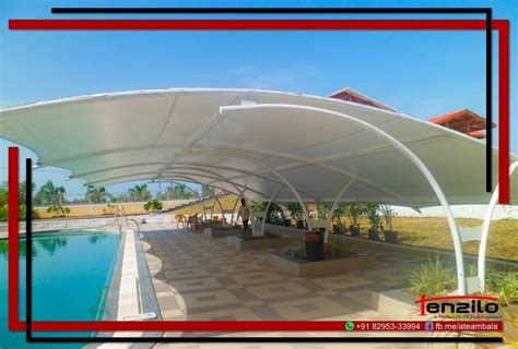 PVC Modular Swimming Pool Tensile Cover In Yamunanagar Tensile