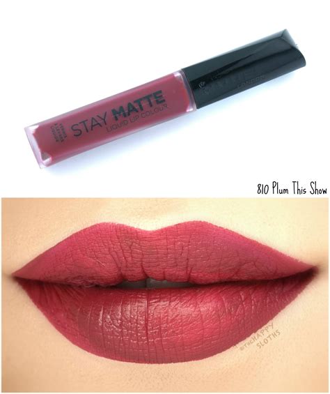 Rimmel London Stay Matte Liquid Lip Colour Review And Swatches The