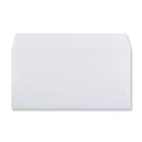 DL White Wallet Self Seal 90gsm Opaque Business Envelopes 110 X 220mm