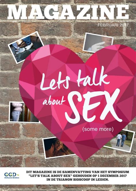 Lets Talk About Sex Magazine By Team Seksuele Gezondheid Ggd Hollands