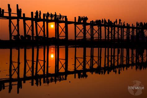 The Famous U Bein Bridge In Myanmar