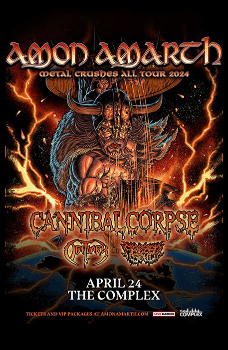 Tickets For Amon Amarth Metal Crushes All Tour In Salt Lake City From