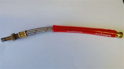 Selago Valve Ext Braided Mm Red Tcp Tyre Consumable Products