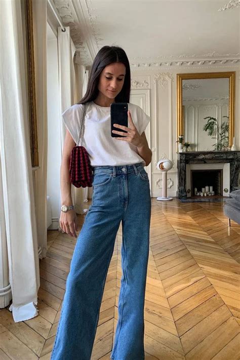 Wide Leg Jeans Most Flattering Outfit Ideas And Trends