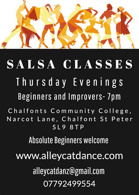 Salsa Dance Classes in Chalfont St Peter, Bucks - blacknet
