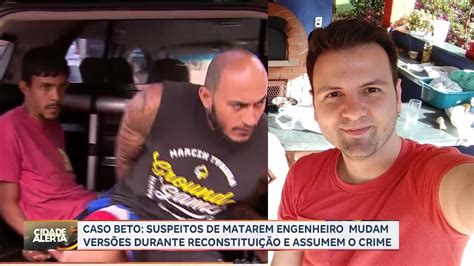 Suspeitos De Matar Engenheiro Se Contradizem Na Reconstitui O E Ambos