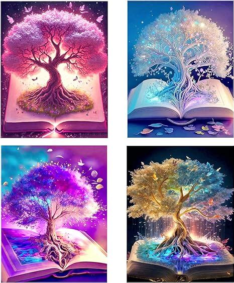 Laksol Pi Ces Diamond Painting Arbre Magique D Broderie Diamant