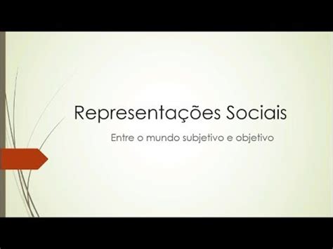 Representações Sociais Moscovici Moñivas Lazaro e Abric Aula 1