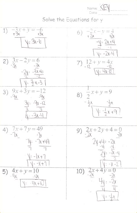 30 Solving Systems Of Equations Worksheet Answer Key Worksheets Decoomo