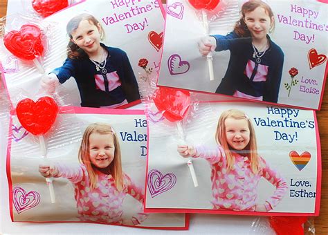 Easy Personalized Photo Valentine's Day Cards