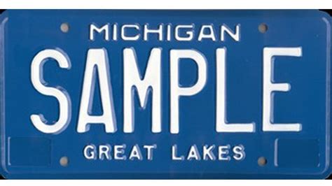 Michigan's classic blue license plate would return under new bill