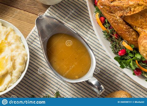 Homemade Thanksgiving Turkey Gravy Stock Image - Image of thanksgiving ...