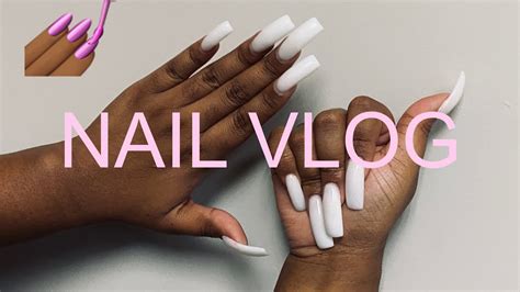 Nail Vlog Come With Me To Get My Nails Done Youtube