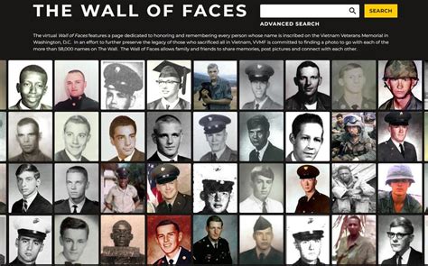 At Least One Photo Found For Every Veteran Honored On Vietnam Memorial