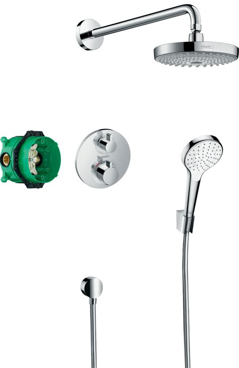 ≋ Hansgrohe Croma 100 Vario Ecosmart с термостатом Ecostat Comfort и