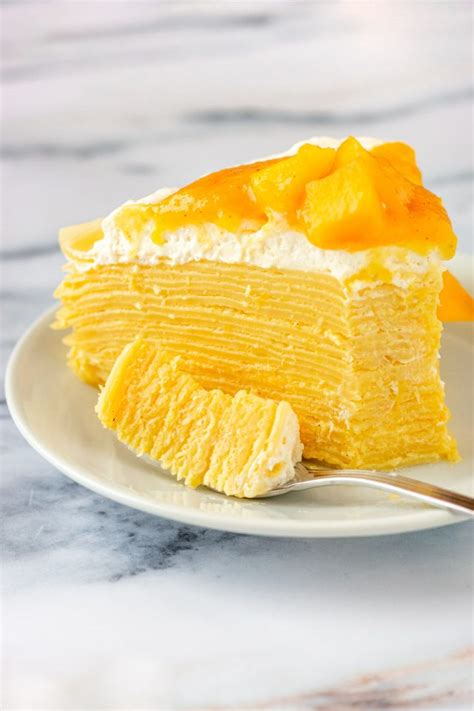 Mango Crepe Cake — Damn Spicy