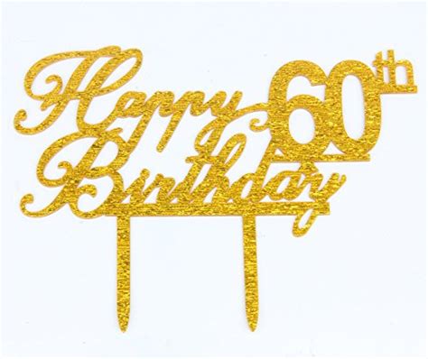 60th Birthday Cake Toppers - Shop 60th Birthday Cake Toppers Online