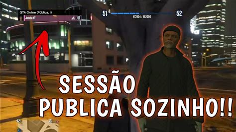 GTA V online COMO FICAR SOZINHO NA SESSAO PÚBLICA xbox one muito