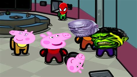 Peppa Pig And Superheroes Among Us Distraction Dance Animation 4