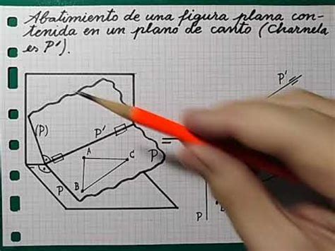 ABATIMIENTO De Una FIGURA Plana CONTENIDA En Un PLANO De CANTO