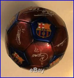 Lionel Messi Signed Fc Barcelona Soccer Ball Coa | Signed Soccer Ball