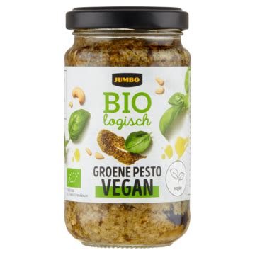 Jumbo Biologisch Groene Pesto Vegan 190g Bestellen Wereldkeukens